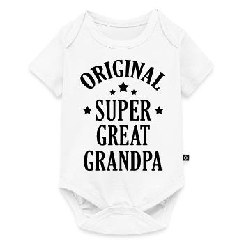 Papy Papi Grand-Père Retraite famille - Body à manches courtes Premium Bébé - blanc - Devant