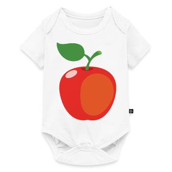 Apfel - Baby Premium Kurzarmbody - Weiß - Vorne
