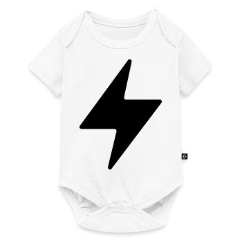 Symbole de la foudre - Body à manches courtes Premium Bébé - blanc - Devant