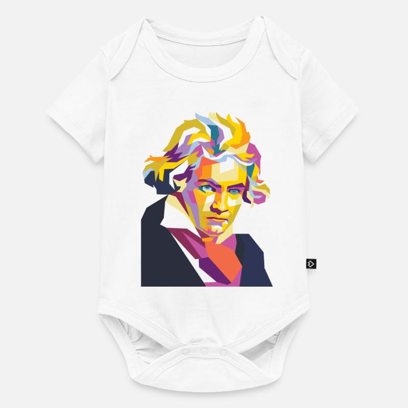 Cadeau Beethoven - Body à manches courtes Premium Bébé - blanc