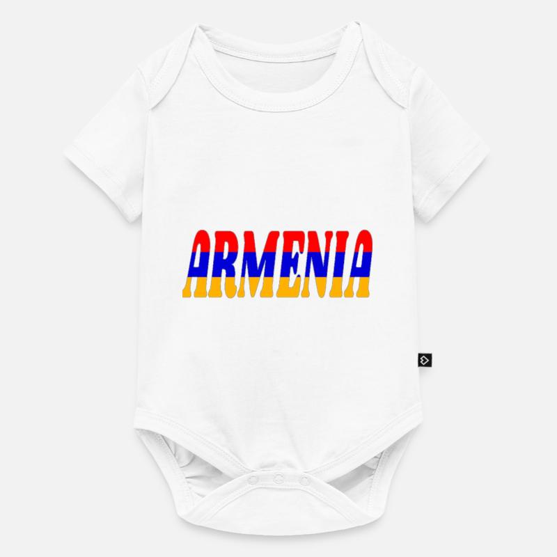 Armenia - Body à manches courtes Premium Bébé - blanc