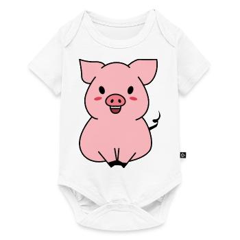 Porc mignon - Body à manches courtes Premium Bébé - blanc - Devant