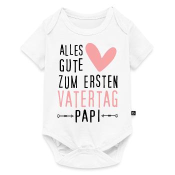 Vatertag - Baby Premium Kurzarmbody - Weiß - Vorne