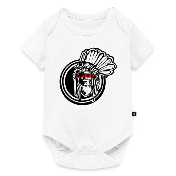 Apache Native American by INKPALI - Baby Premium short-sleeve bodysuit - white - Front