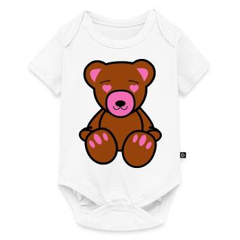 Teddy Bear Love - Baby Premium short-sleeve bodysuit - white - Front
