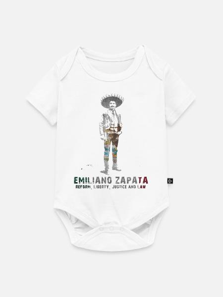 Emiliano Zapata - Baby Premium Kurzarmbody - Weiß