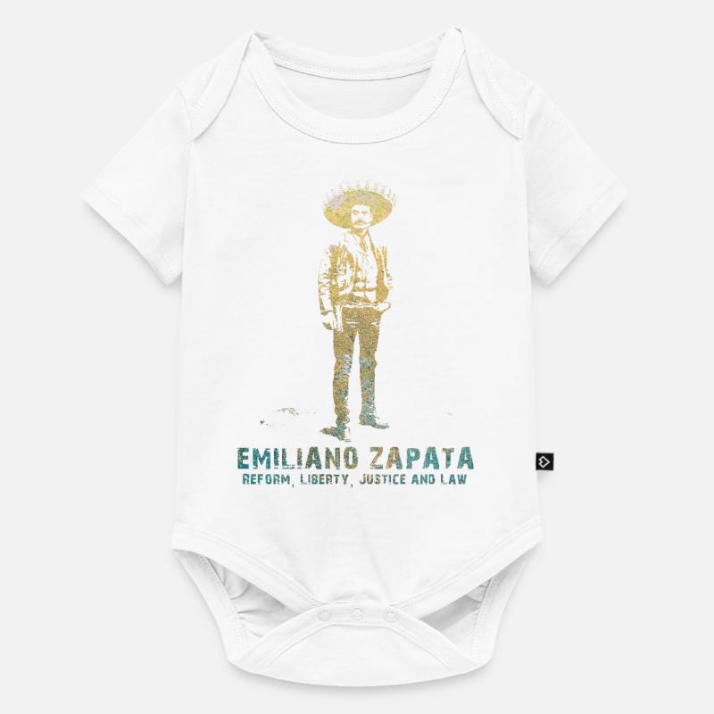 Emiliano Zapata - Body à manches courtes Premium Bébé - blanc