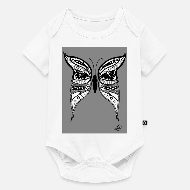Butterfly - Body à manches courtes Premium Bébé - blanc