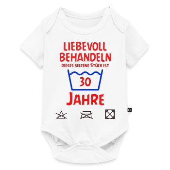 SSW131 30 Jahre im Geburtstag - Baby Premium Kurzarmbody - Weiß - Vorne