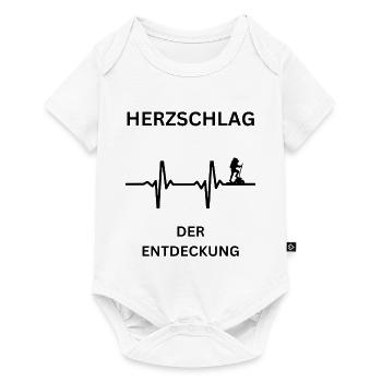 Herzschlag der Entdeckung - Baby Premium Kurzarmbody - Weiß - Vorne