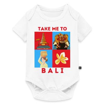 TAKE ME TO BALI - Baby Premium short-sleeve bodysuit - white - Front