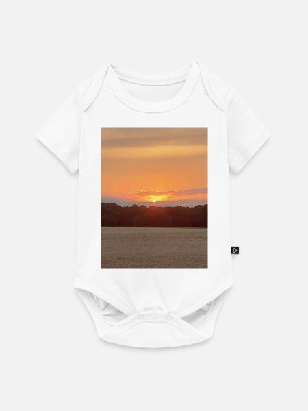 Sunset - Baby Premium Kurzarmbody - Weiß