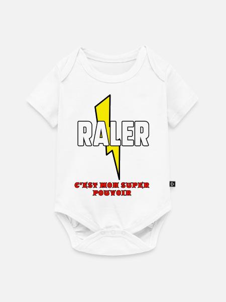 Jammern ist meine Superkraft - Baby Premium Kurzarmbody - Weiß