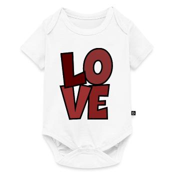 Amour - Body à manches courtes Premium Bébé - blanc - Devant