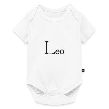 SZ Leo - Baby Premium Kurzarmbody - Weiß - Vorne