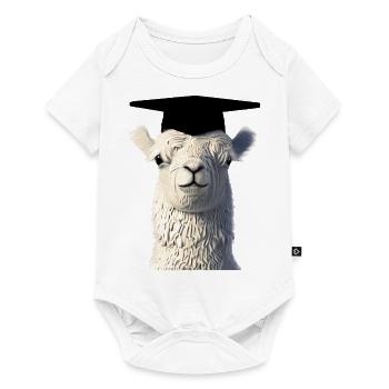 Graduation Bachelor's degree Graduate Alpaca - Baby Premium short-sleeve bodysuit - white - Front