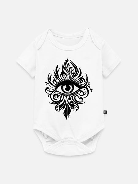 Auge Augen Augenarzt - Baby Premium Kurzarmbody - Weiß