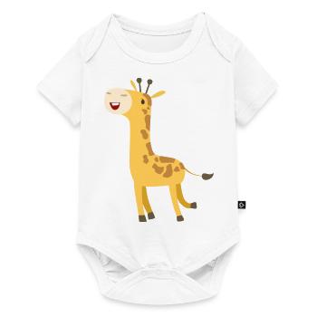 Wildtiere - Baby Premium Kurzarmbody - Weiß - Vorne