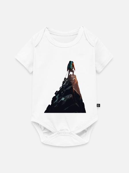 Bergsteiger - Baby Premium Kurzarmbody - Weiß