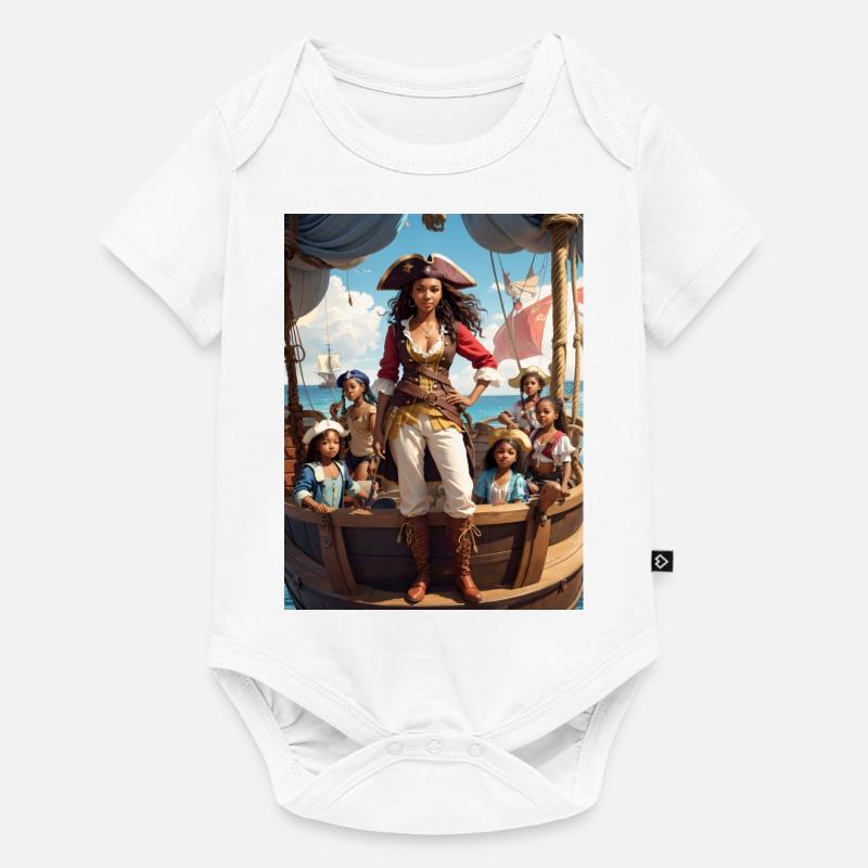 Pirates - Body à manches courtes Premium Bébé - blanc