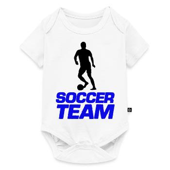 soccer team - Baby Premium short-sleeve bodysuit - white - Front