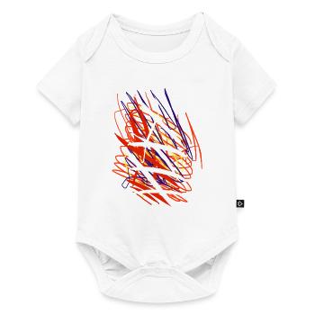 Cadeau d’artiste de pêche - Body à manches courtes Premium Bébé - blanc - Devant