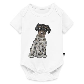 Yorkshire Biewer Terrier - Body à manches courtes Premium Bébé - blanc - Devant