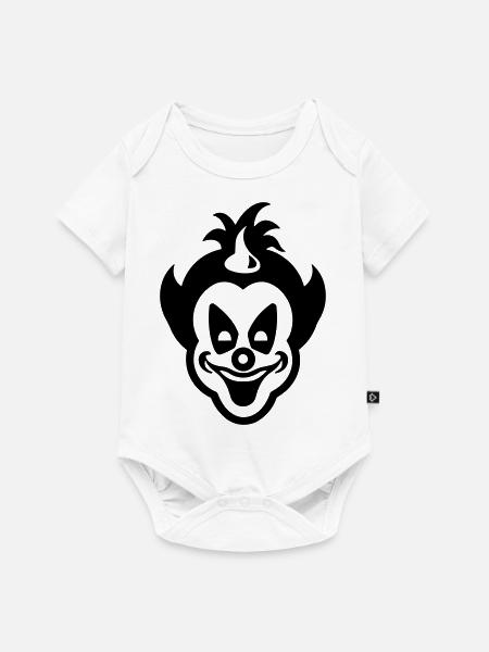 Clown - Baby Premium Kurzarmbody - Weiß