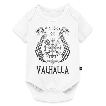 Vikings norden valhalla suède scandinavia flaga - Body à manches courtes Premium Bébé - blanc - Devant