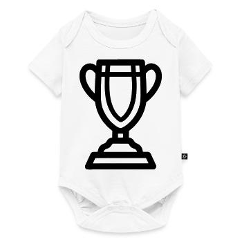 trophy - Baby Premium short-sleeve bodysuit - white - Front