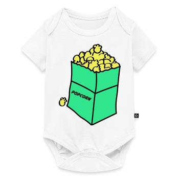 Maïs soufflé 02 - Body à manches courtes Premium Bébé - blanc - Devant