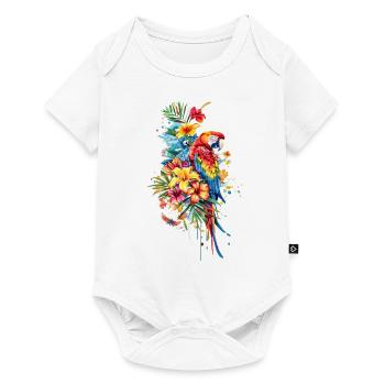Parrot - Baby Premium short-sleeve bodysuit - white - Front