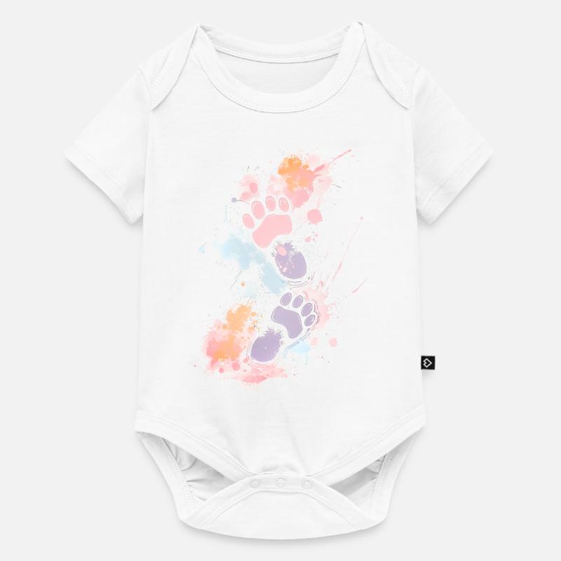 Empreinte - Body à manches courtes Premium Bébé - blanc