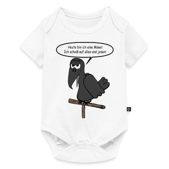 Heute bin ich eine Möwe - Baby Premium Kurzarmbody - Weiß - Vorne