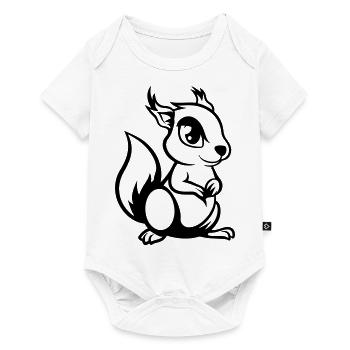 Squirrel Comic - Baby Premium short-sleeve bodysuit - white - Front
