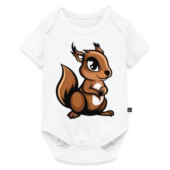 squirrel - Baby Premium short-sleeve bodysuit - white - Front