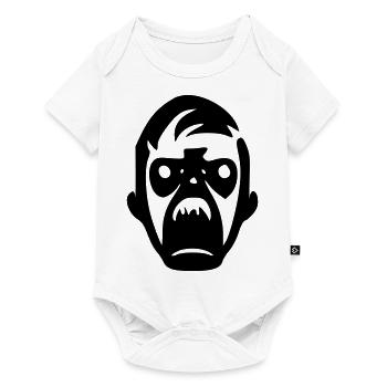 Monstre zombie - Body à manches courtes Premium Bébé - blanc - Devant