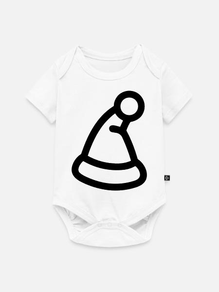 Weihnachtsmütze - Baby Premium Kurzarmbody - Weiß