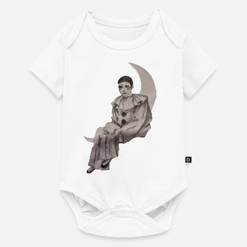 PIERROT - Body à manches courtes Premium Bébé - blanc