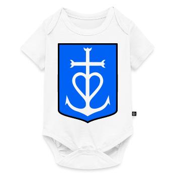 Croix Camargue - Body à manches courtes Premium Bébé - blanc - Devant