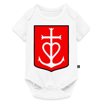 Croix Camargue - Baby Premium short-sleeve bodysuit - white - Front