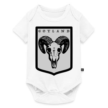 Gotland - Baby Premium short-sleeve bodysuit - white - Front