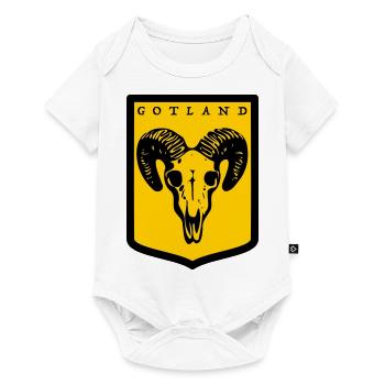 Gotland - Baby Premium short-sleeve bodysuit - white - Front