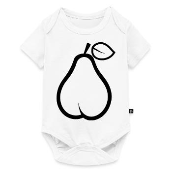 pear - Baby Premium short-sleeve bodysuit - white - Front