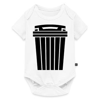 dustbin - Baby Premium short-sleeve bodysuit - white - Front