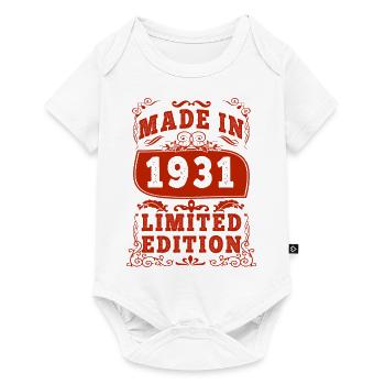 19394 ansniversaire 1931 né en 19394 ansniversaire - Body à manches courtes Premium Bébé - blanc - Devant