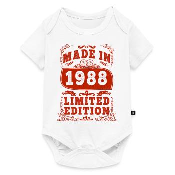 1988 Birthday 1988 Born in 1988 Birthday - Baby Premium short-sleeve bodysuit - white - Front