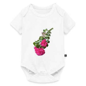 Rosenelfe - Baby Premium Kurzarmbody - Weiß - Vorne