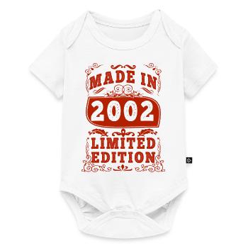 2002 anniversaire 2002 né en 2002 anniversaire - Body à manches courtes Premium Bébé - blanc - Devant