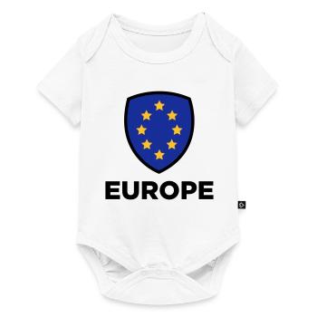 The Union Flag of Europe - Baby Premium short-sleeve bodysuit - white - Front